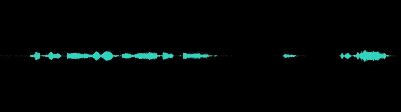 Chatterbox: waveform примера озвучки